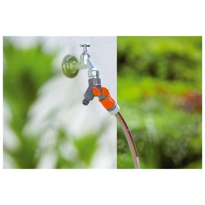 GARDENA Sélecteur d'arrosage 2 voies 20/27 ou 26/34 – Circuits ind
