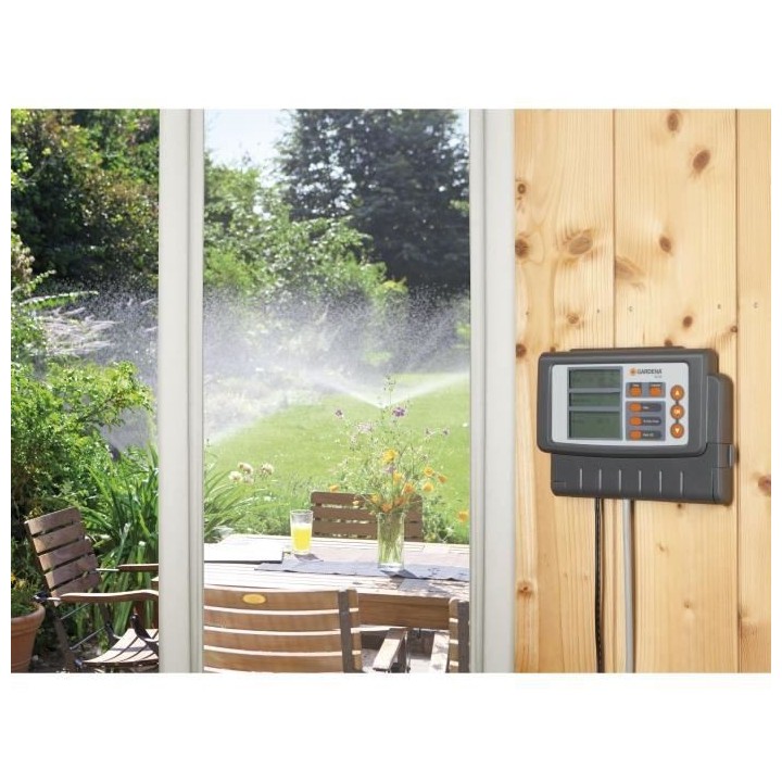 GARDENA Programmateur 6030 Classic – Ecran LCD – Systeme centralis