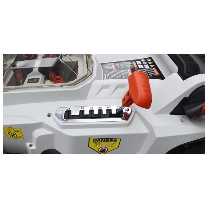 Tondeuse a batterie 37cm 40V (2x 20V 2Ah) - Moteur induction - Fonctio