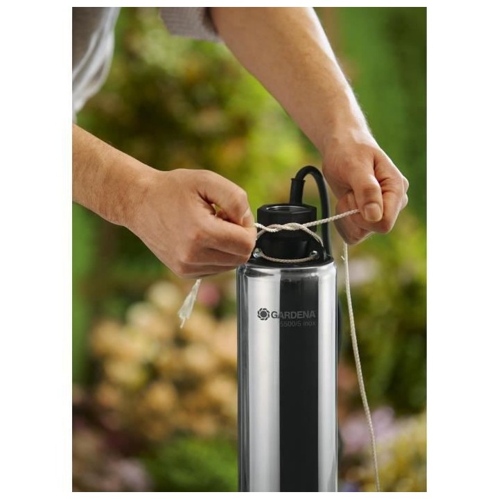 Pompe immergée de forage GARDENA 5500/5 inox - 850W 4,5 bar