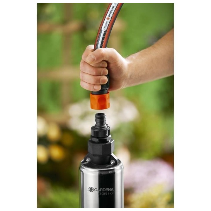 Pompe immergée de forage GARDENA 5500/5 inox - 850W 4,5 bar