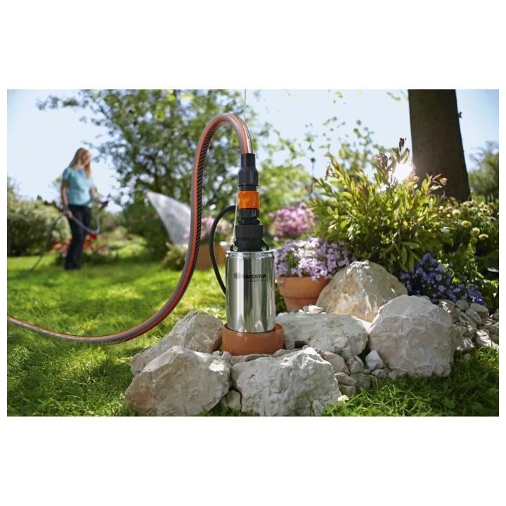 Pompe immergée de forage GARDENA 5500/5 inox - 850W 4,5 bar