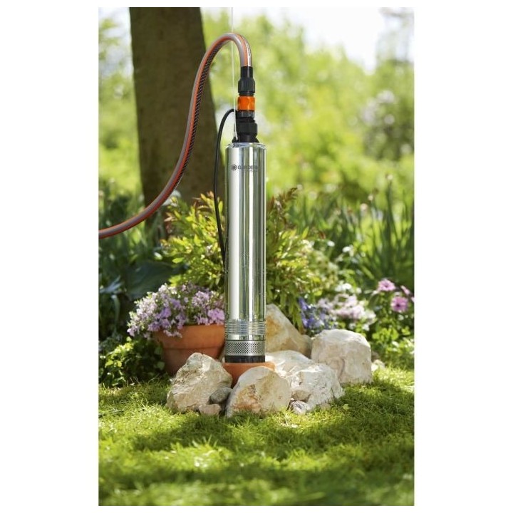 Pompe immergée de forage GARDENA 5500/5 inox - 850W 4,5 bar