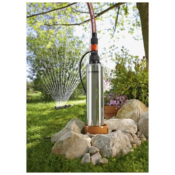 Pompe immergée de forage GARDENA 5500/5 inox - 850W 4,5 bar