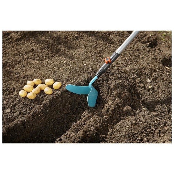 GARDENA Butteur-rayonneur 16cm Combisystem - Inox résistant corrosion