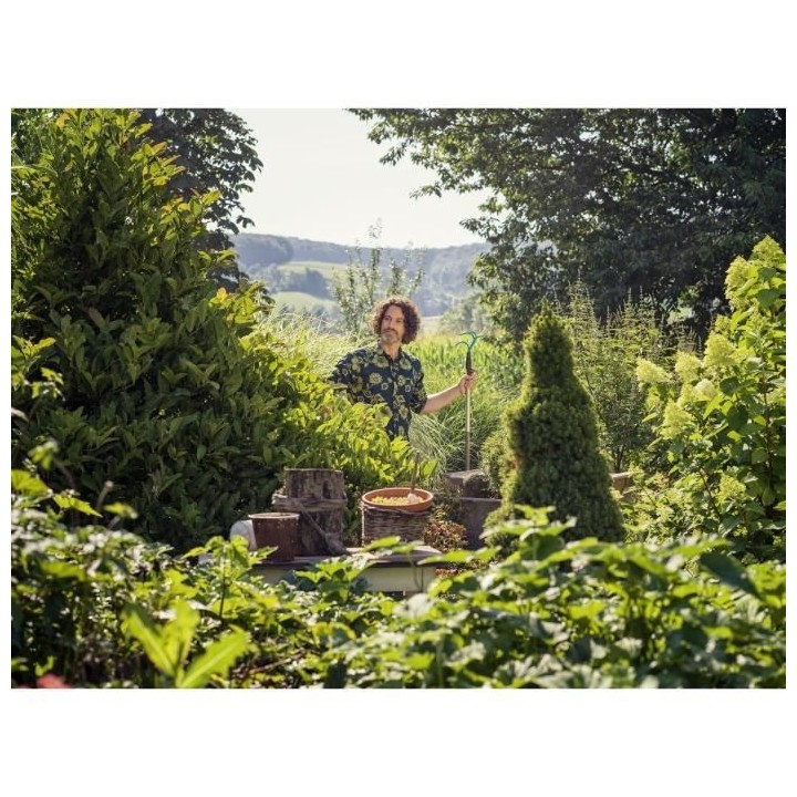 GARDENA Râteau-scarificateur 35cm Combisystem - Lames acier galvanis