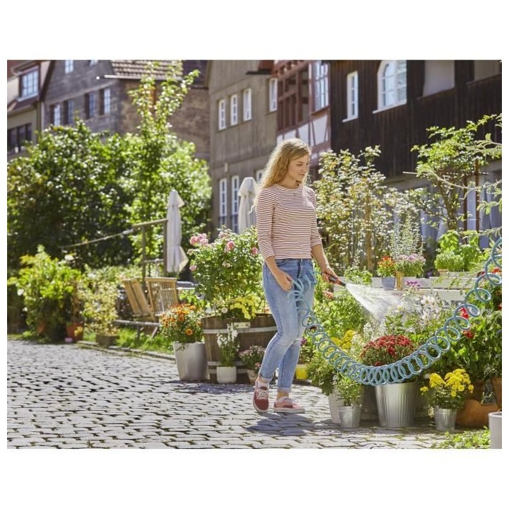 GARDENA Flexible d'arrosage – Longueur 15m – Ø9mm – Arrosage pe