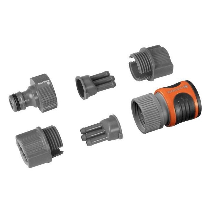 GARDENA Kit de raccordement pour arroseur souple – Kit complet pret