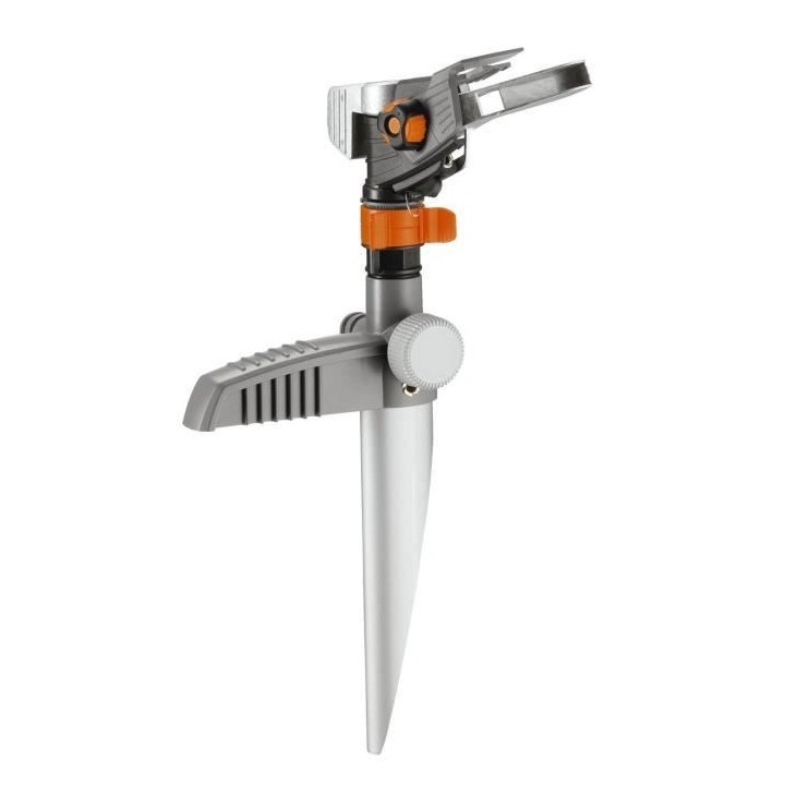 GARDENA Arroseur-canon sur pic Premium – Portée réglable 12.5m max