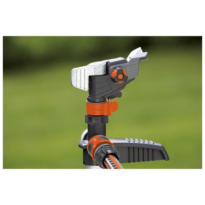 GARDENA Arroseur-canon sur pic Premium – Portée réglable 12.5m max