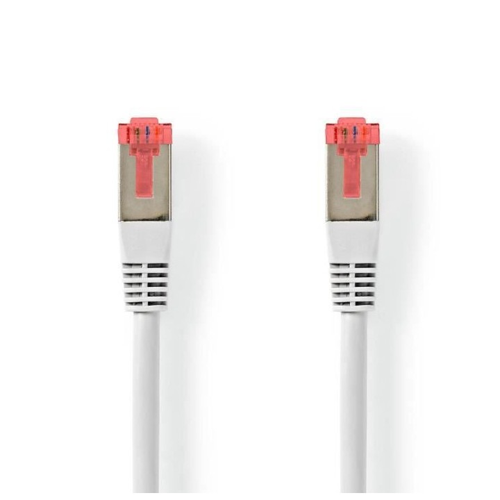Câble réseau 5 m blanc CAT6 SF/UTP