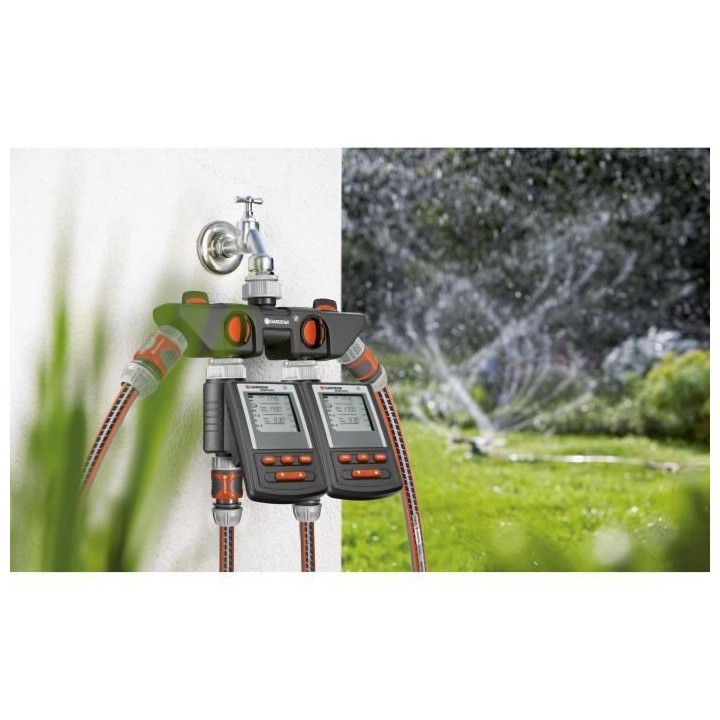 GARDENA Sélecteur d'arrosage 4 voies – Multiple sorties d'eau indé
