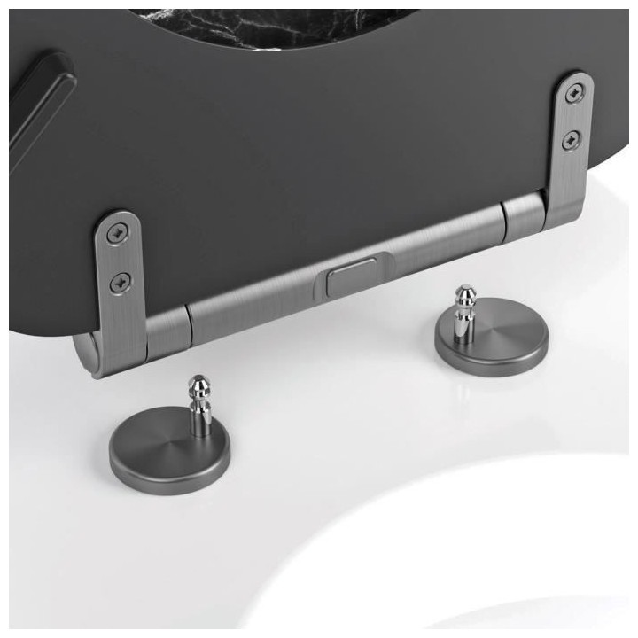 ABATTANT MARBRE NOIR - MDF FSC