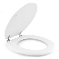 ABATTANT DUPLO BLANC - POUDRE DE BAMBOU