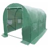 Serre de Jardin tunnel - 6 m2 - Toile en polyéthylene 140g & tube acier diam 18mm