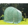 Serre de Jardin tunnel - 6 m2 - Toile en polyéthylene 140g & tube acier diam 18mm