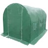 Serre de Jardin tunnel - 6 m2 - Toile en polyéthylene 140g & tube acier diam 18mm