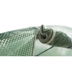 Serre de Jardin tunnel - 6 m2 - Toile en polyéthylene 140g & tube acier diam 18mm