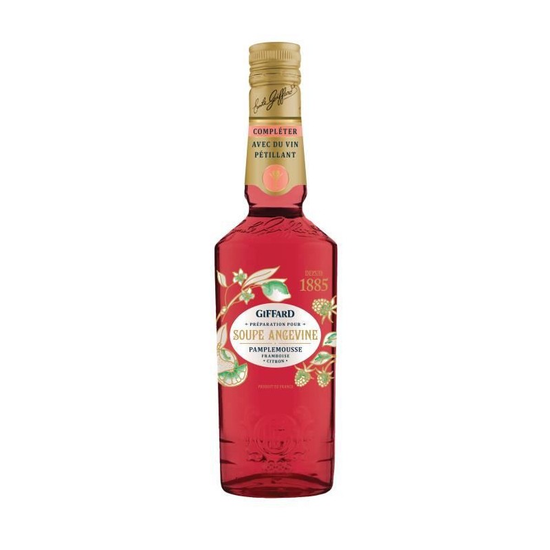 Giffard Soupe Angevine Pamplemousse Rose - Préparation pour soupe angevine - France - 16%vol - 50cl