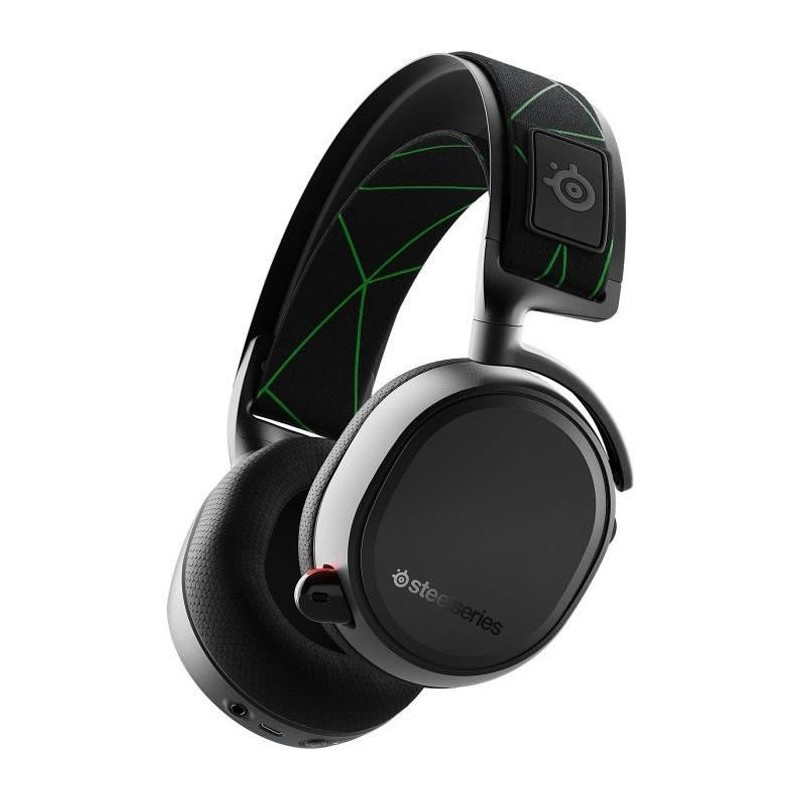 Casque-Micro Gaming - STEELSERIES - Arctis 9 - Xbox Series X - Sans Fil - Multiplateforme - Noir