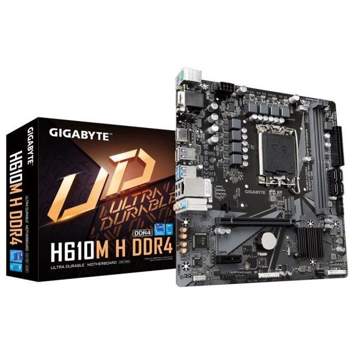 Carte mere - GIGABYTE TECHNOLOGY - H610M H DDR4