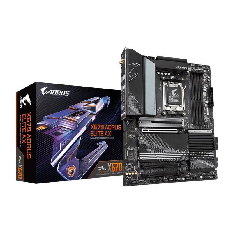 Carte mere - GIGABYTE TECHNOLOGY - X670 AORUS ELITE AX