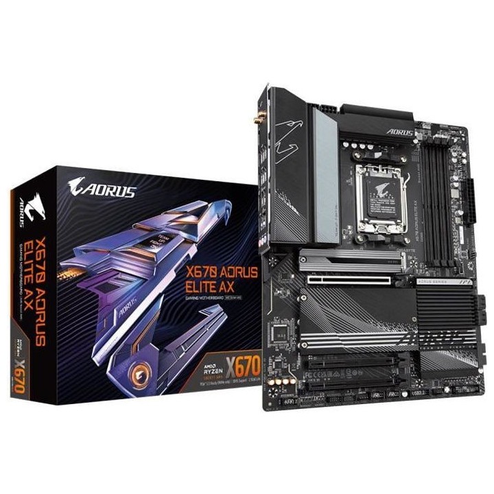 Carte mere - GIGABYTE TECHNOLOGY - X670 AORUS ELITE AX