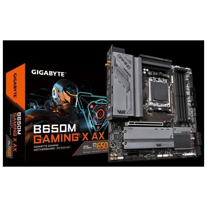 Carte mere - GIGABYTE TECHNOLOGY - B650M GAMING X AX