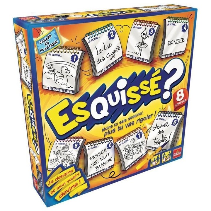 Goliath - Esquissé 8 joueurs - Jeu d'ambiance