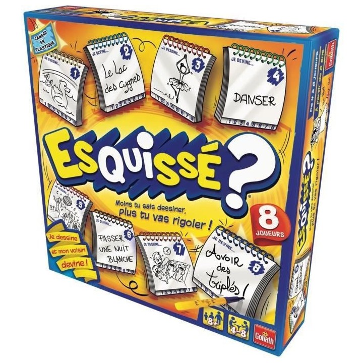 Goliath - Esquissé 8 joueurs - Jeu d'ambiance