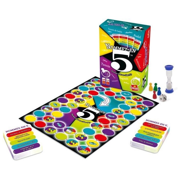Name 5 - Jeu de société - GOLIATH