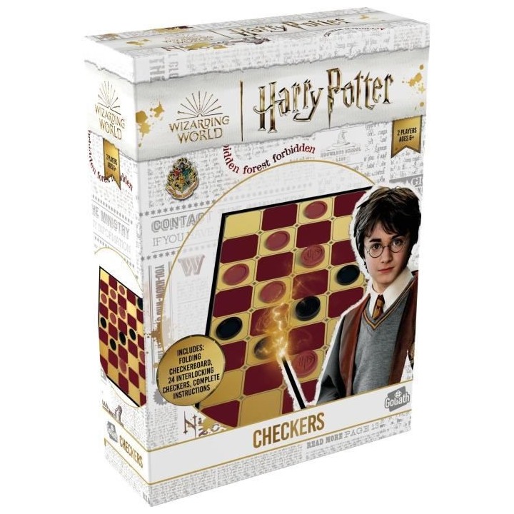 Jeu de société - GOLIATH - Checkers Harry Potter