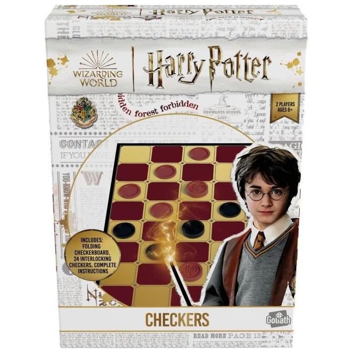 Jeu de société - GOLIATH - Checkers Harry Potter