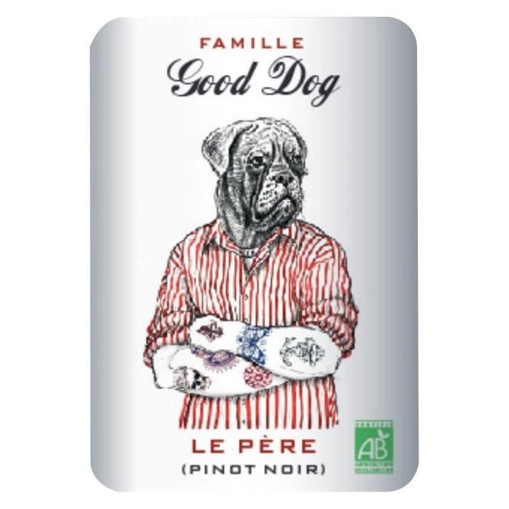 Famille Good Dog Le Pere 2021 Pinot Noir - Vin rouge de France - Bio