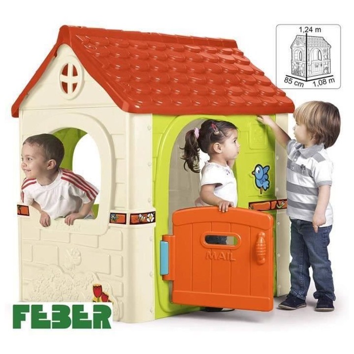 FEBER - FEH06 - Maison de jardin Enfant Fantasy Anti UV- Avec Porte -