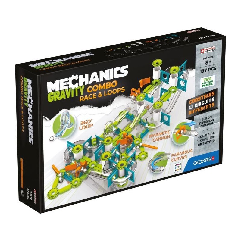 MECHANICS EcoFriendly - Combo Pack : Race + Loop 197 pcs Gravity