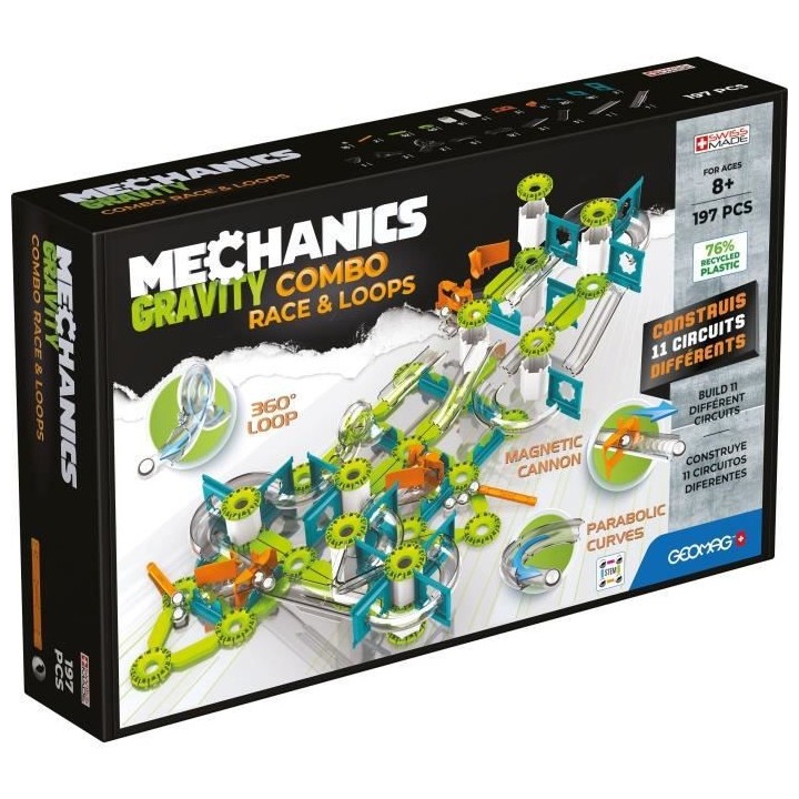 MECHANICS EcoFriendly - Combo Pack : Race + Loop 197 pcs Gravity
