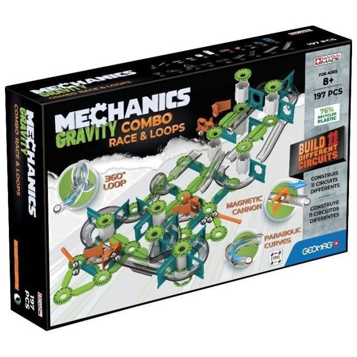 MECHANICS EcoFriendly - Combo Pack : Race + Loop 197 pcs Gravity