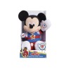 Mickey, Peluche musicale, avec fonctions sonores et lumineuses, 30 cm, Jouet pour enfants des 3 ans, MCC13