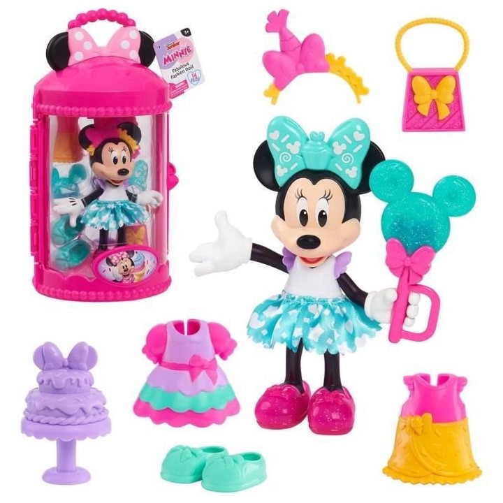 Minnie, Figurine Fashion articulée 15 cm, 14 pieces , Theme Sweet Par