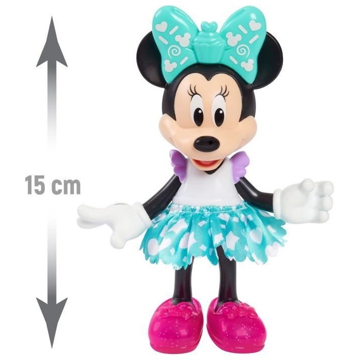 Minnie, Figurine Fashion articulée 15 cm, 14 pieces , Theme Sweet Par
