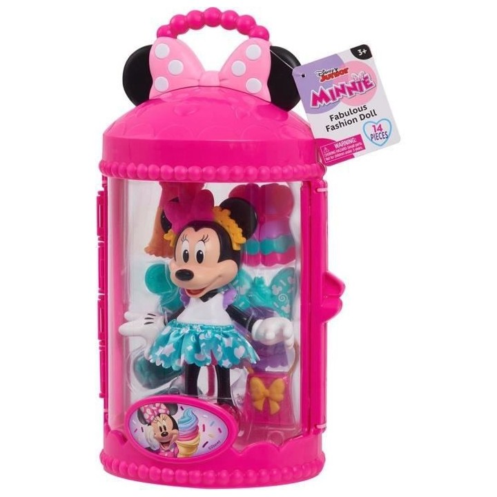 Minnie, Figurine Fashion articulée 15 cm, 14 pieces , Theme Sweet Par