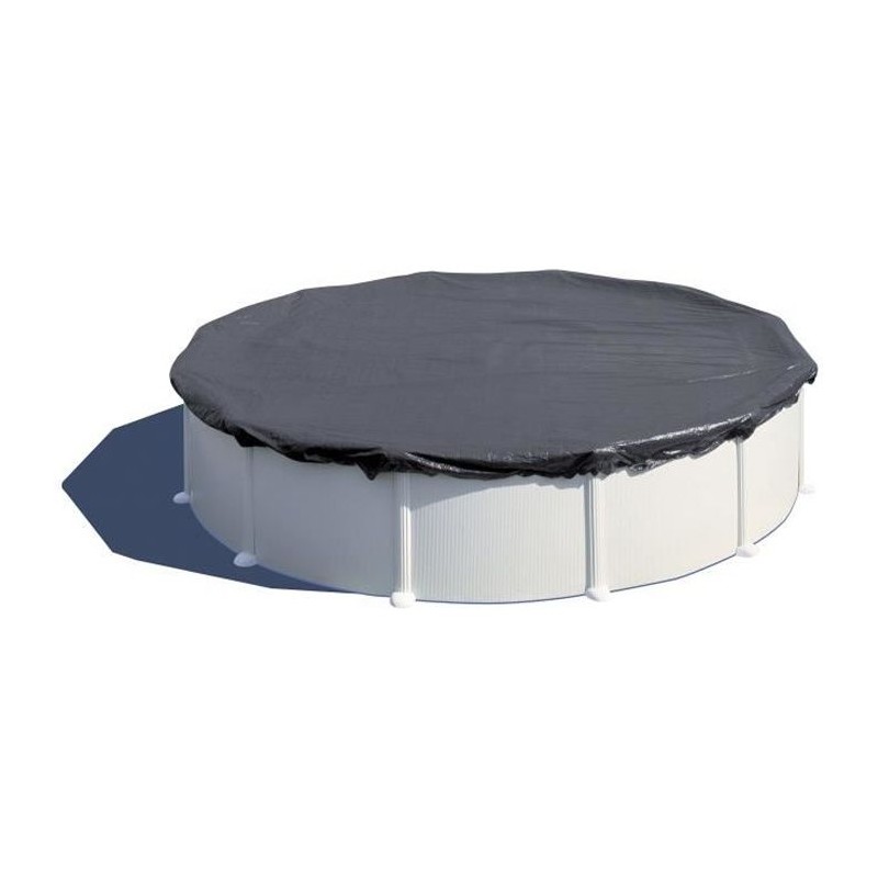 GRE Bâche hiver 180g /m² - Pour piscine Ø4/4,6 m