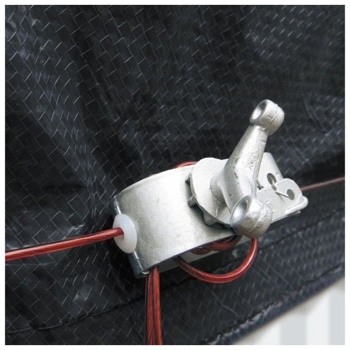 GRE Bâche hiver 180g /m² - Pour piscine Ø4/4,6 m