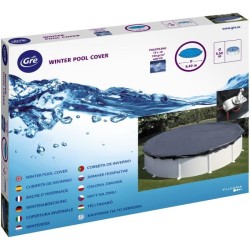 GRE Bâche hiver 180g /m² - Pour piscine Ø4/4,6 m