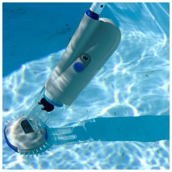 GRE - Nettoyeur de fond a batterie pour spas et piscines hors-sol - É