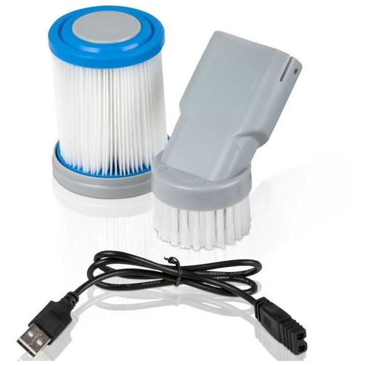 GRE - Nettoyeur de fond a batterie pour spas et piscines hors-sol - É