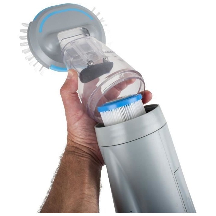 GRE - Nettoyeur de fond a batterie pour spas et piscines hors-sol - É
