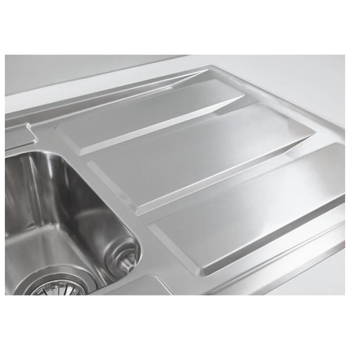 GROHE Évier en acier inoxydable K400 31569SD0 - A encastrer - 1 bac +