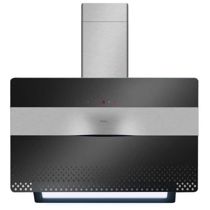 Hotte inclinée AMICA OKP9654IS - L90cm - 700m3 - 68 dB - cable 120 cm